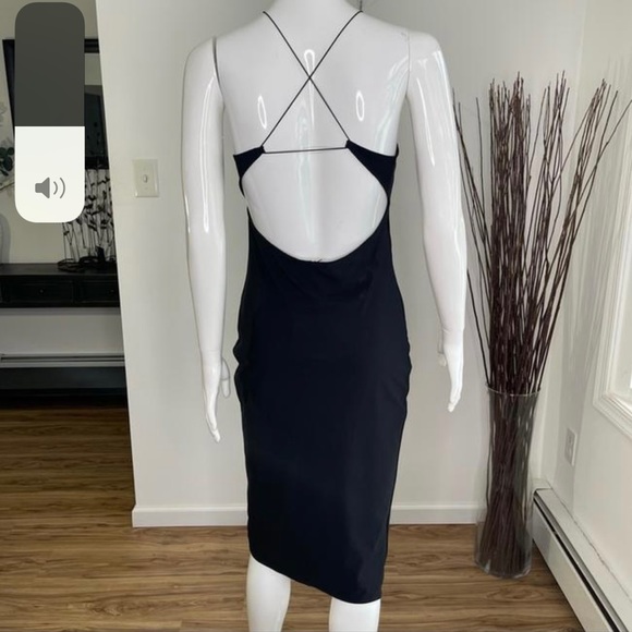 T by Alexander Wang. Black Jersey Swim Crisscross Short Casual Dress - Size M - Picture 8 of 10